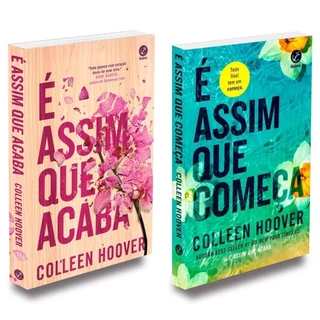 Kit É assim que acaba e É assim que começa de Colleen Hoover Romance emocionante e impactante