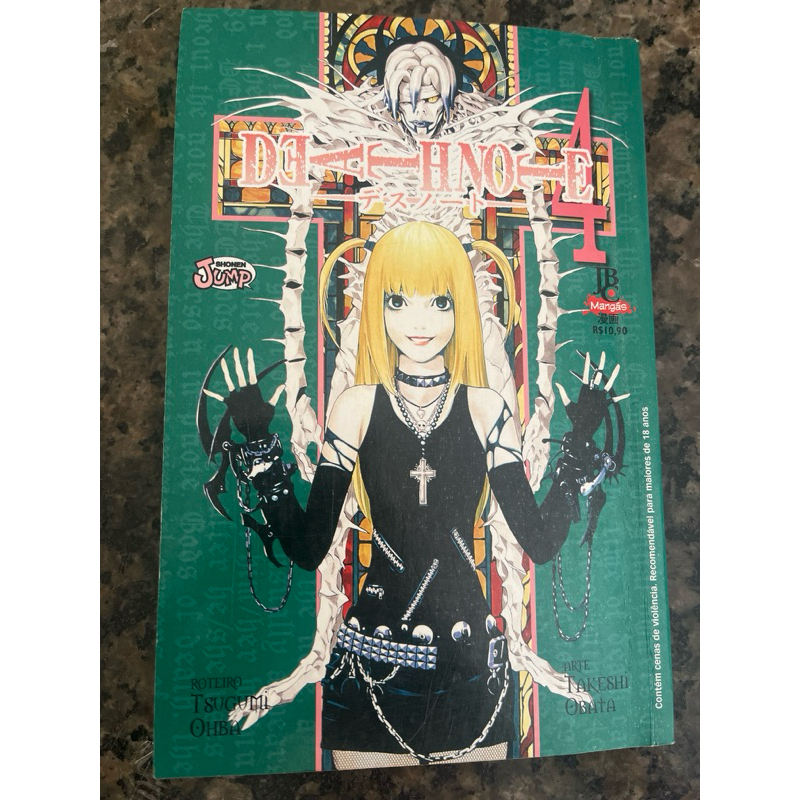 Death Note Volume 04 Tsugumi Ohba | Shopee Brasil