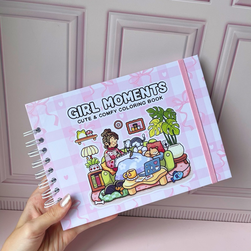 GIRL MOMENTS - Livro de Colorir para garotas - GIRLS MOMENTS - Momentos de garota