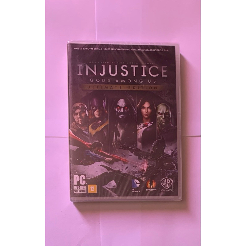 Injustice PC original(mídia física) | Shopee Brasil