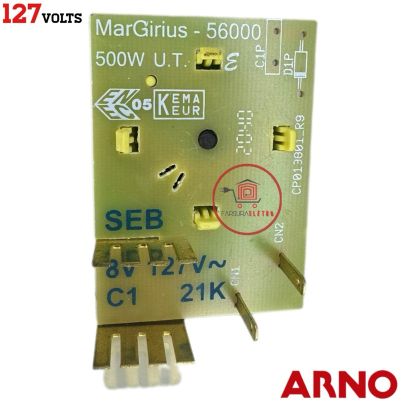 Chave Interruptor de 8 Velocidades para Batedeira Arno SX80 Sx82