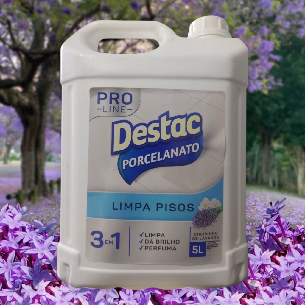 Limpa Piso Destac para Piso Porcelanato PRO Line Cheirinho de Lavanda ...
