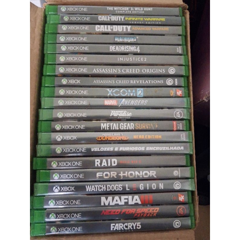 Lote 20 jogos Xbox One Midia Física Original