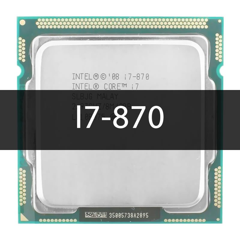 Processador Intel I7 870 2.93/3.60Ghz 4/8 95W LGA 1156 | Shopee Brasil