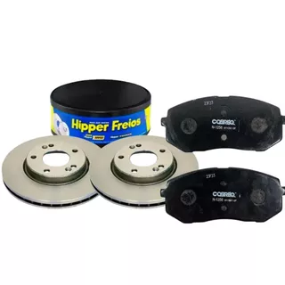 Jogo De Disco Pastilha Freio Dianteira Ix35 Tucson Carens em Oferta na Shopee