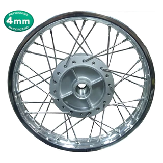 Roda Biz 100 Biz 110 Biz 125 4mm Traseira Cromado Raiada Alinhada