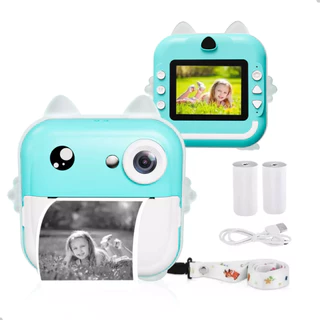 Câmera Instantânea Filmadora Full Hd Infantil - Jogos, Impressão, Vídeo, Gravadora, Menina Meninos