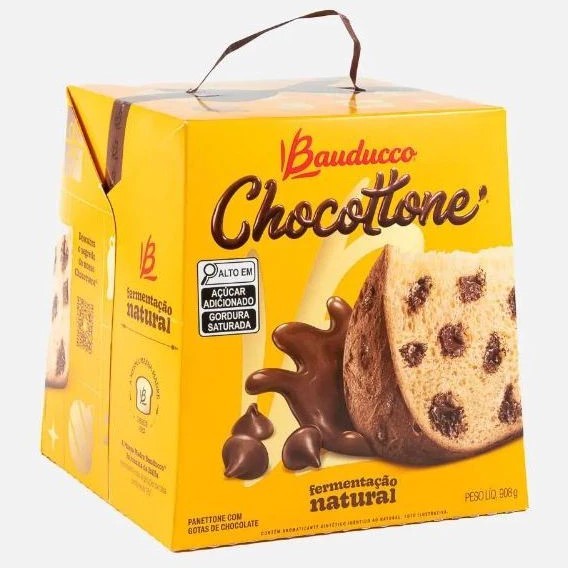 Panettone Chocottone Bauducco 908g | Shopee Brasil