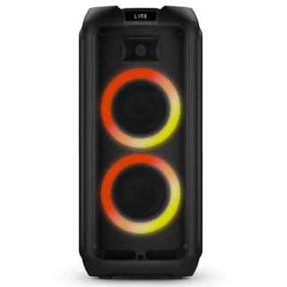 Caixa de Som Party Speaker Philips Bluetooth com LED, Karaokê e Conectividade USB