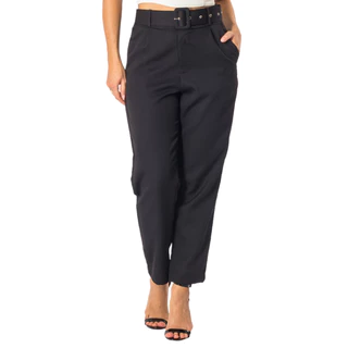 Calça Alfaiataria Feminina com Cinto Reta Tecido Premium Social Festa Trabalho Casual em Oferta na Shopee