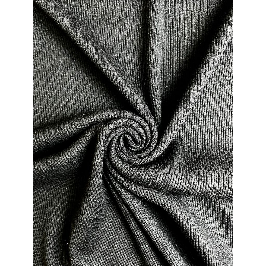 Tecido Punho Ribana Malha Canelada Tubular Retalho Algodao e