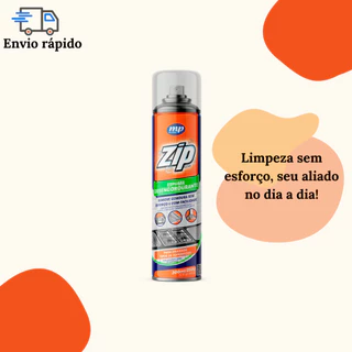 Espuma Desengordurante Spray 300ml/250gr Zip Clean - My Place em Oferta na Shopee