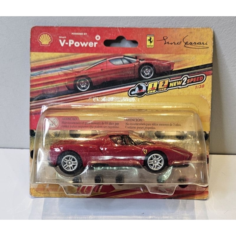 Carrinho Miniatura Ferrari Enzo Ferrari Posto Shell Nova 1:38 | Shopee ...