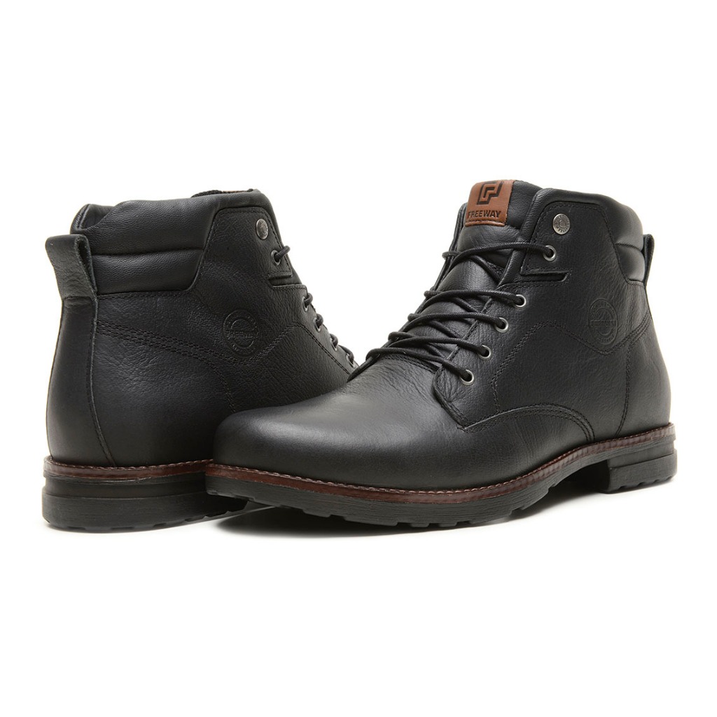 Bota Freeway Original Com Ziper Lateral Calce Facil Botina De