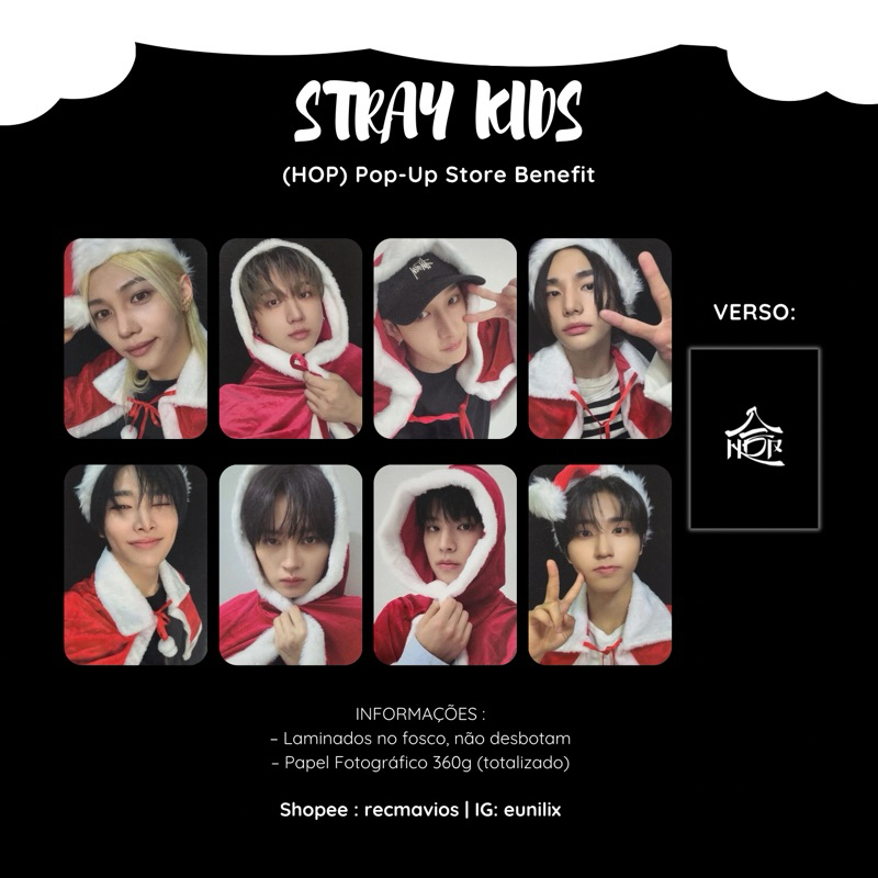 Stray Kids - (HOP) Set Photocard Variados [FANMADE] | Shopee Brasil