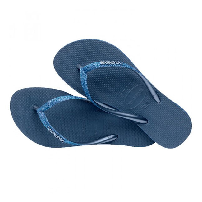 Chinelo Havaianas Slim Sparkle II (Produto Original) - Azul Indigo