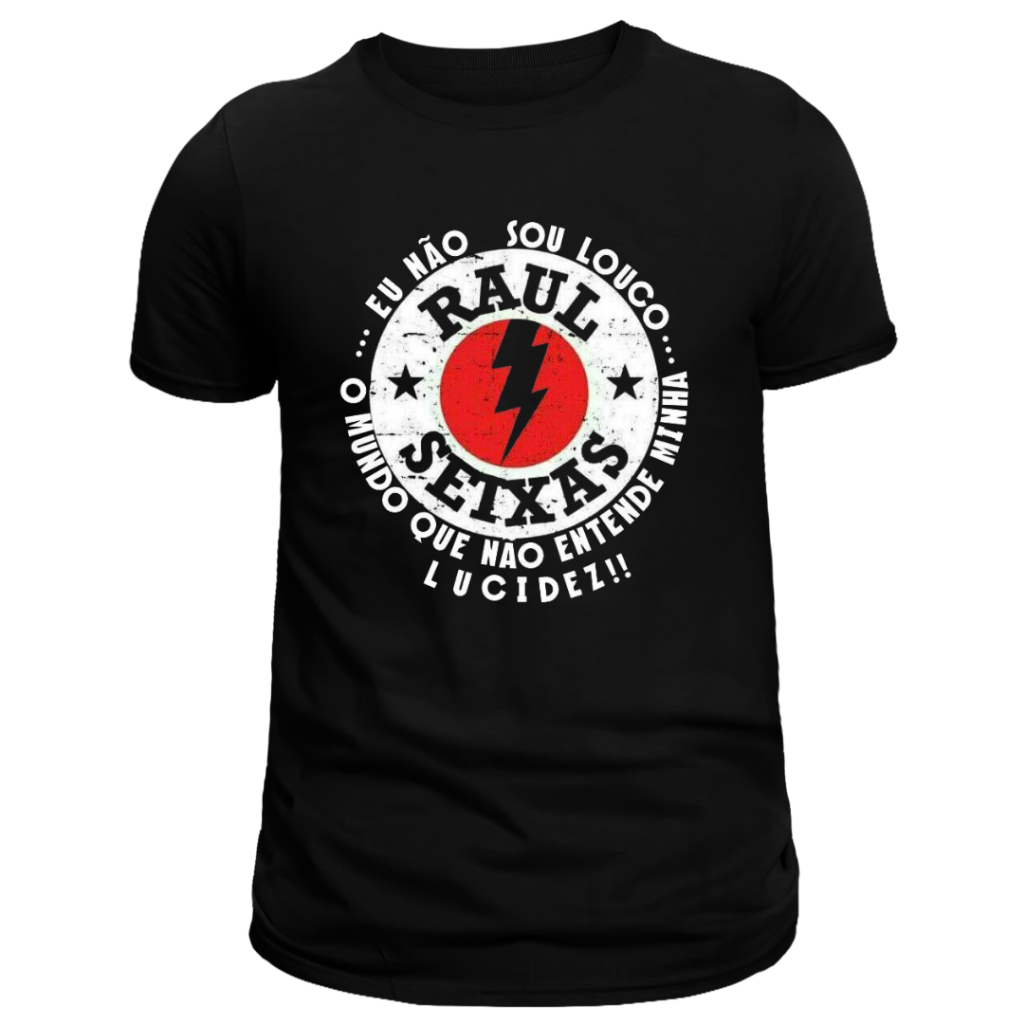 Camisa, Camiseta, Raul Seixas, Maluco Beleza, 100% Algodão, Envio Rapido