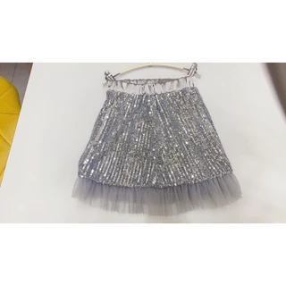 Meninas Saia de Lantejoulas Crianças Luz Luxo Elegante Short Saia Infantil