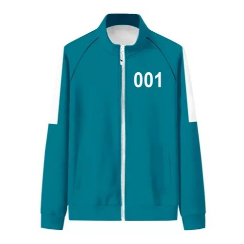 Jaqueta Agasalho Fantasia Série Round 6 Verde 001