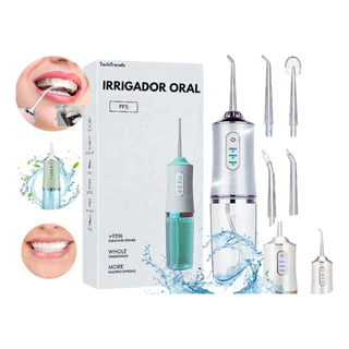 Irrigador Dental Higiene Oral Dentes Gengiva Portátil Recarregável Limpeza Bocal Jato  de Água Forte em Oferta na Shopee