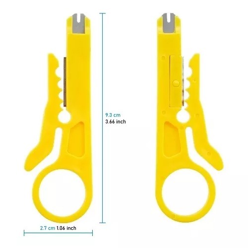 Alicate Decapador Cortador Cabos Rede Rj45 Coaxial Crimper | Shopee Brasil