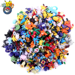144pcs Miniaturas Pokémon Sem Repetições Pokemon Figuras Coleção Modelo Pikachu Anime Figure Brinquedos Para Crianças