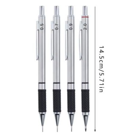 Lapiseira Profissional Aço Inoxidável para Desenho com Grafites ...