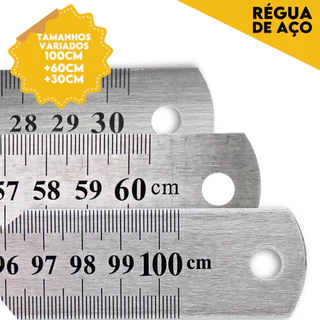 Régua de Metal 60 Cm: Onde Comprar | BuscaProdutos