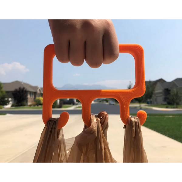 Carregador de Sacolas Ergonômico - Suporta até 20kg