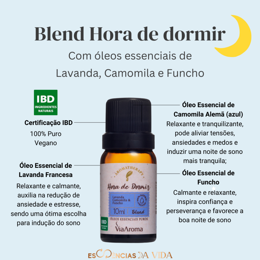 Blend de Óleos Essenciais Hora de Dormir – óleo essencial de Lavanda ...