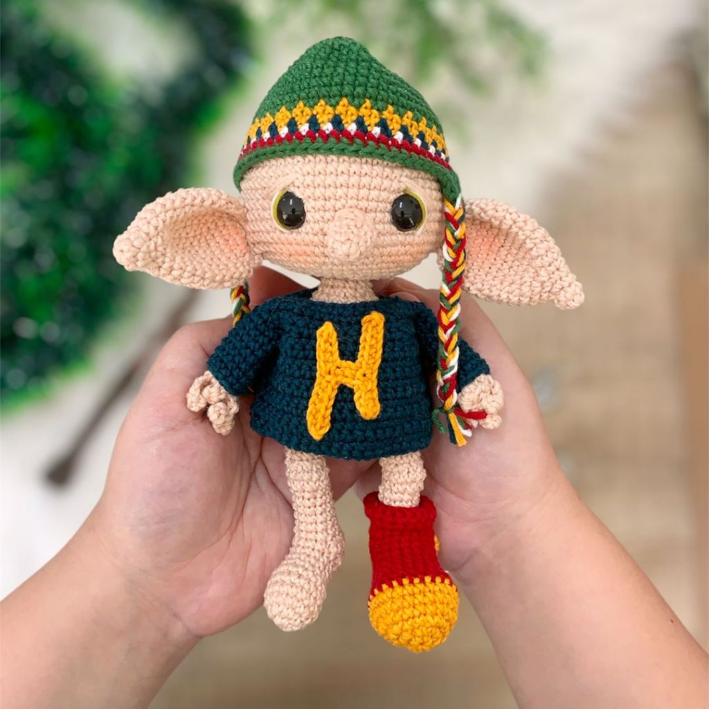 Boneco Dobby Amigurumi Personagem De Harry Potter | Shopee Brasil