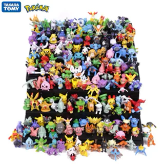 Kit 144 Pcs Bonecos Pokémon Sem Repetições Miniaturas Pokemon Colecionável Anime Figuras Brinquedos Para Crianças