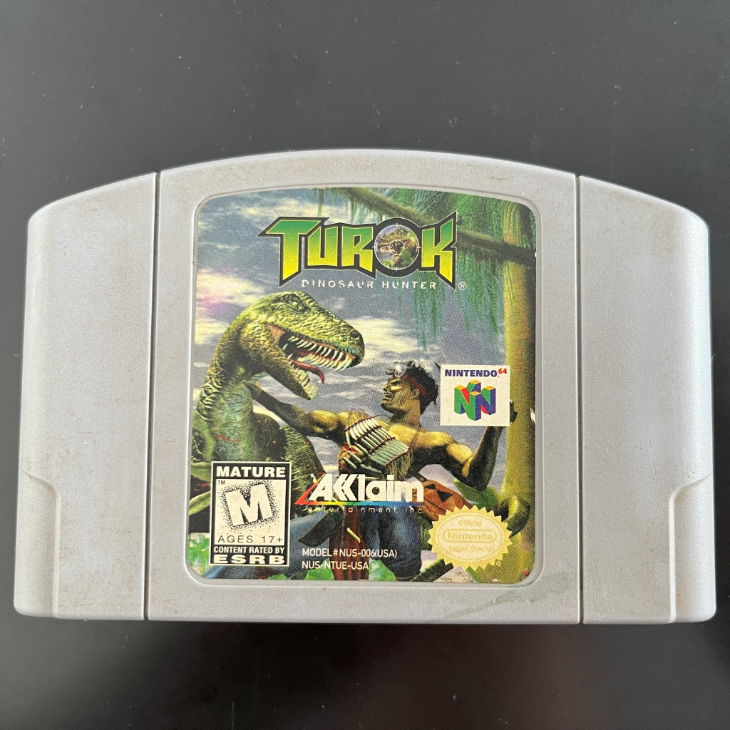 Turok Dinousaur Hunter Nintendo 64 Original | Shopee Brasil