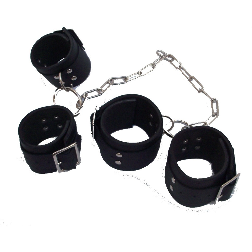 Algemas Para Mãos E Pés AL004 Couro Legítimo | Shopee Brasil