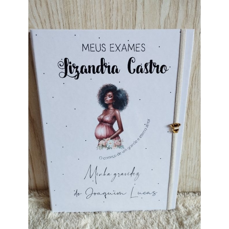 Pasta Catálogo Gestante Negra | Shopee Brasil