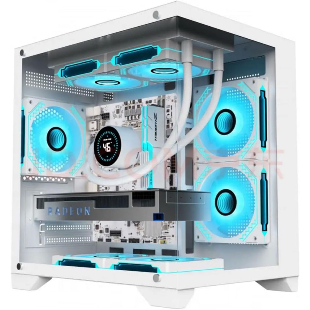 GABINETE GAMER HAYOM GB1790 - 4 FANS RGB