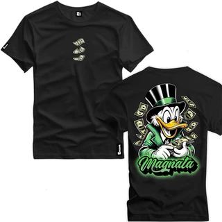 T-Shirt Camiseta Masculina Dollar Tio Patinhas frente verso estampada Casual Premium