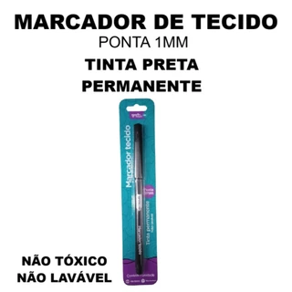 Marcador De Tecido Ponta 1mm Permanente Onda Pro Não Lavável Não Tóxico em Oferta na Shopee
