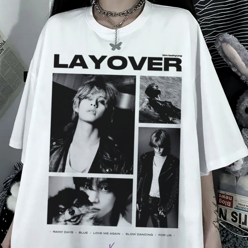 【さかゆう】BTS V layover tシャツ Mサイズ他 新品・公式】BTS V LAYOVER ヨンタン Tシャツ M トレカつき - メルカリ