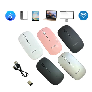 mouse sem fio bluetooth wireless bateria recarregavel ergônomico silencioso a'gold led rgb