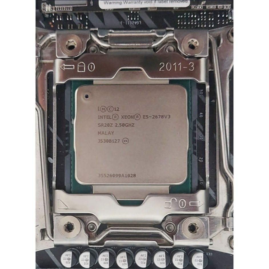 Processador Xeon E5 2678 V3 2.50/3.10Ghz 120W 14/28 LGA 2011