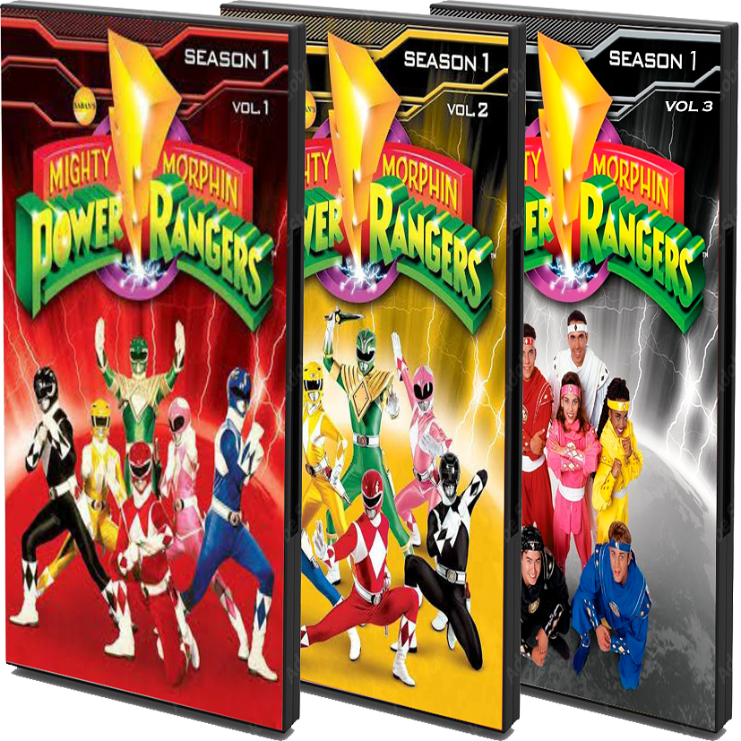DVD - Power Rangers Mighty Morph Tokusatsu | 1º Temporada em 3 DVDs ...