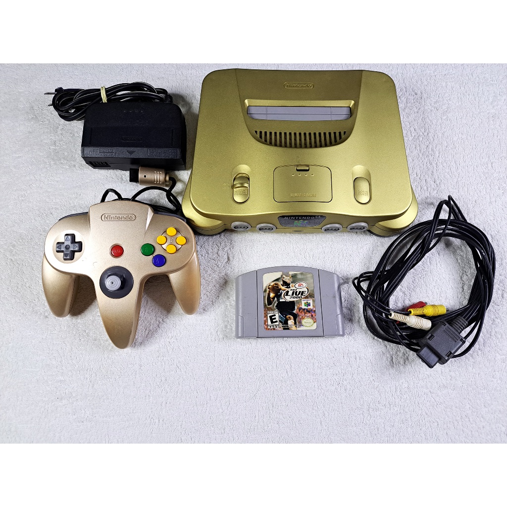 Gold n64 console discount
