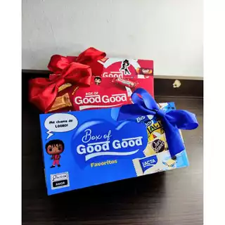 Box of good good - caixa de bombom personalizada box of good good - Acompanha bombons