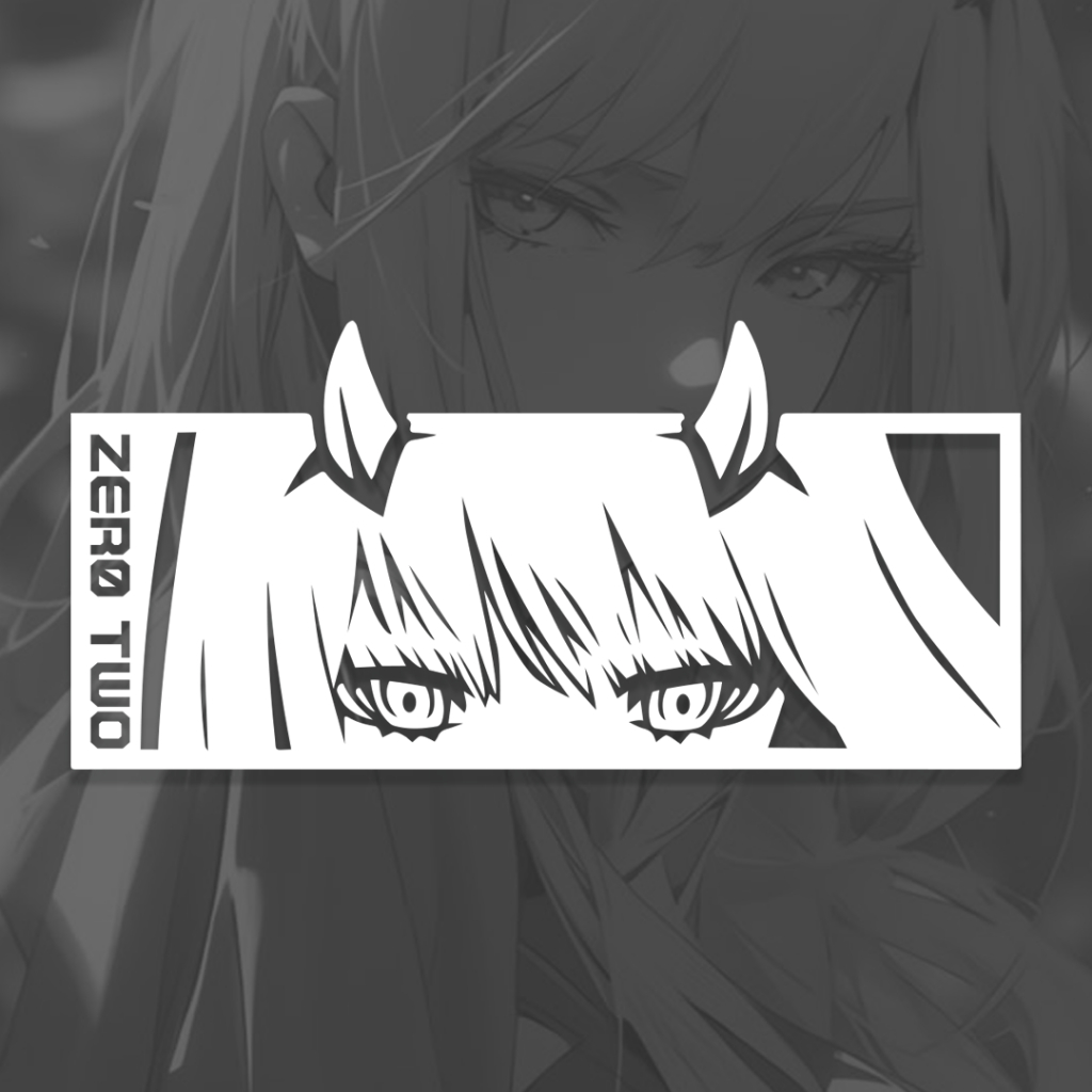 Adesivo Darling in the Franxx Zero Two PC Gabinete Horizon Anime