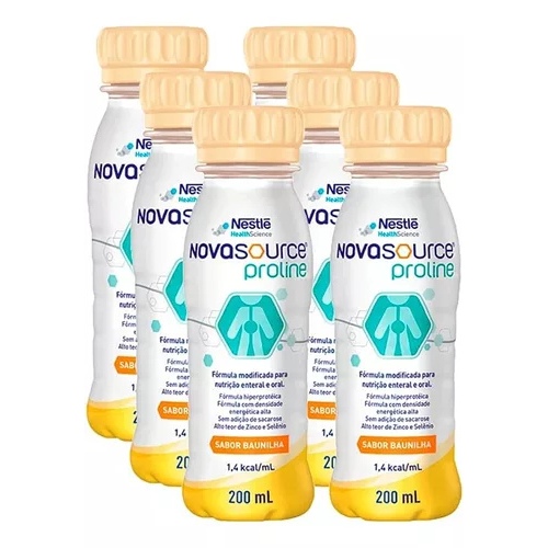 Kit 6x Novasource Proline 200ml Sabor Baunilha - Nestle | Shopee Brasil