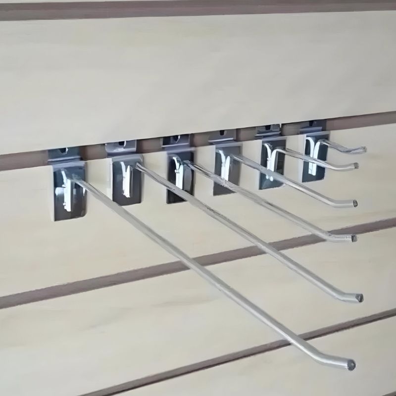 Kit 100 Ganchos Painel de 15cm Zincado