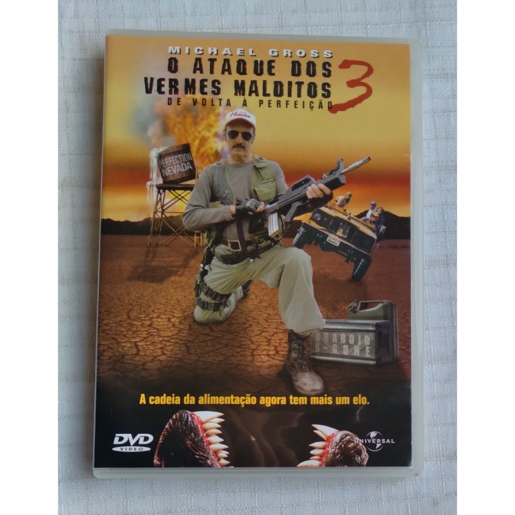 Dvd O Ataque dos Vermes Malditos 3 (original) | Shopee Brasil