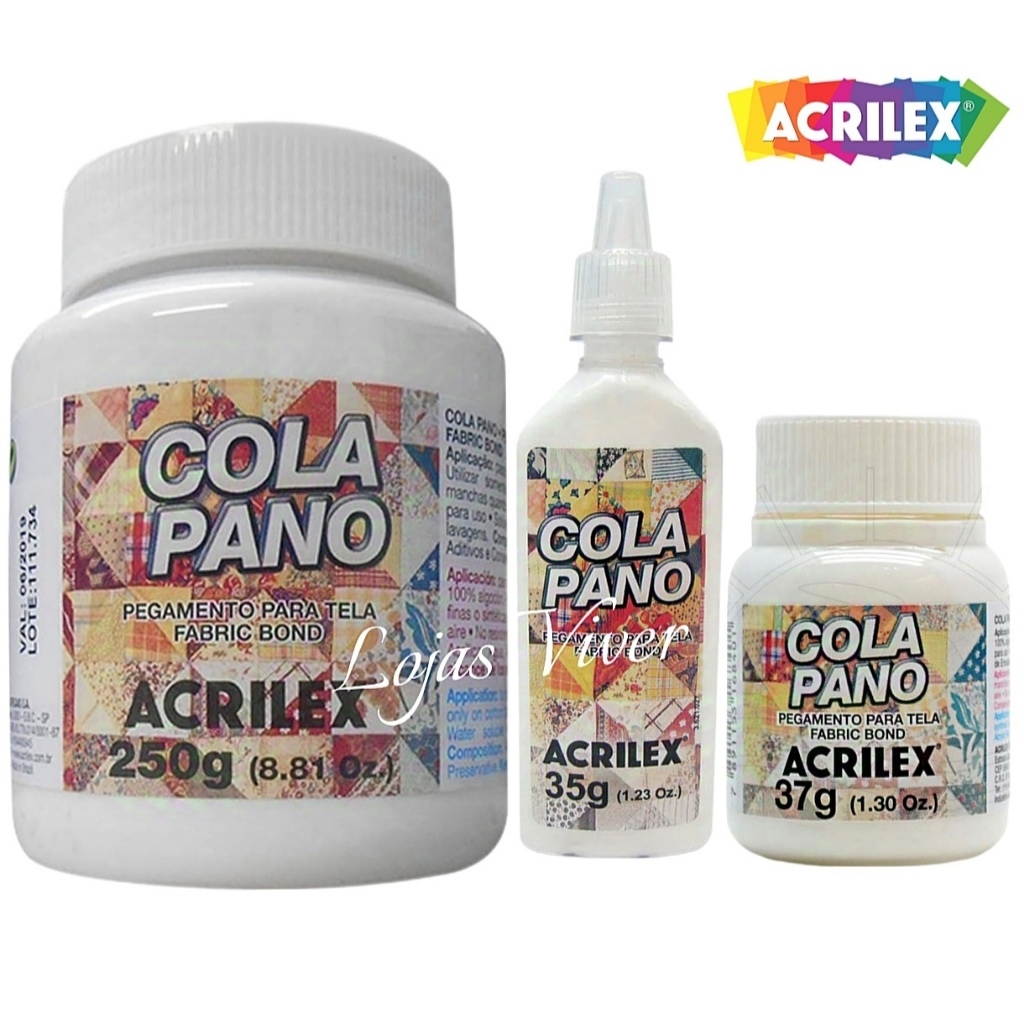 Cola para Tecido / Pano - Acrilex | Shopee Brasil