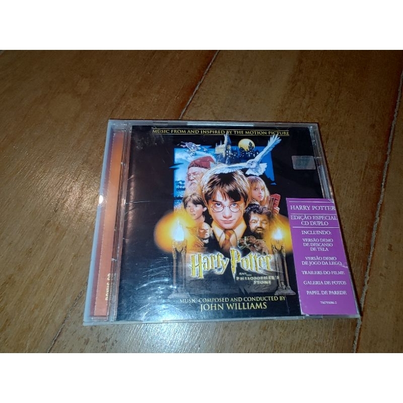 CD trilha sonora Harry Potter e a pedra filosofal | Shopee Brasil